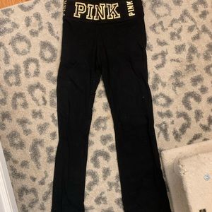 Victoria’s Secret PINK boot bottom leggings